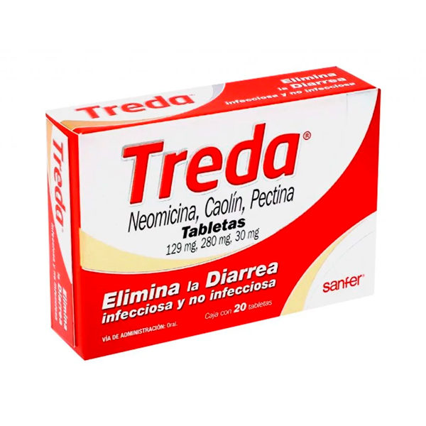 Treda Oral 20 Tabletas